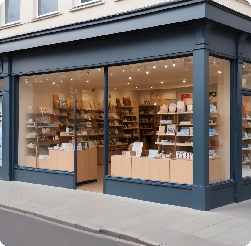 pikaso texttoimage retail shop from outside