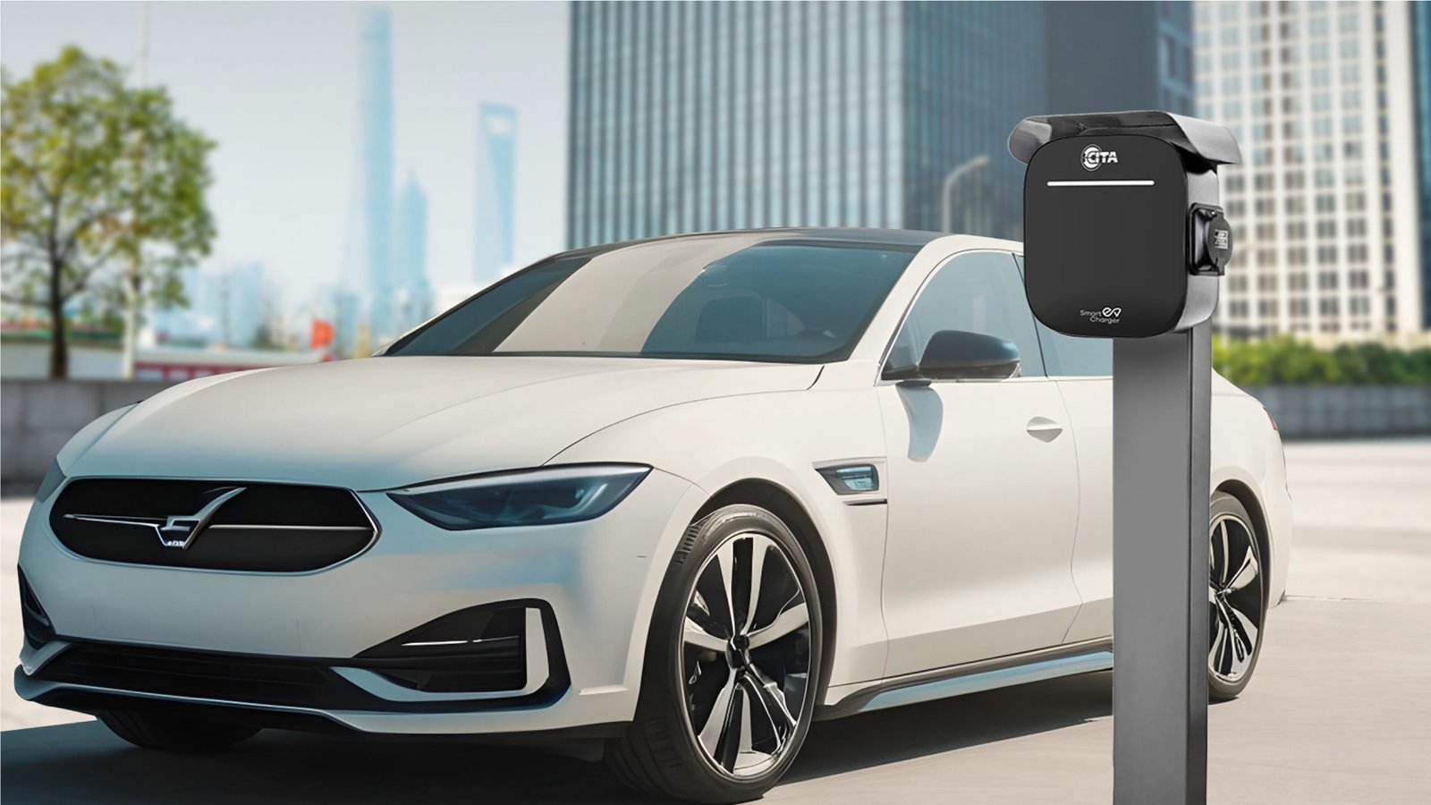 EV Charger Supplier in Pakistan: A Complete Buyer’s Guide 1 EV Charger Supplier in Pakistan showcasing a roadside EV charging setup